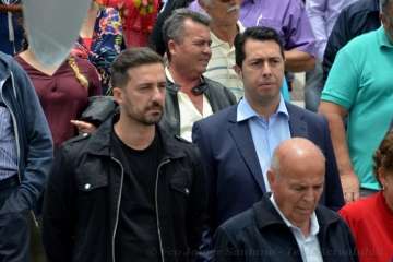 La Gavia procesiona a sus patronos en el último día de su fiesta (Foto Francisco Javier Santana)
